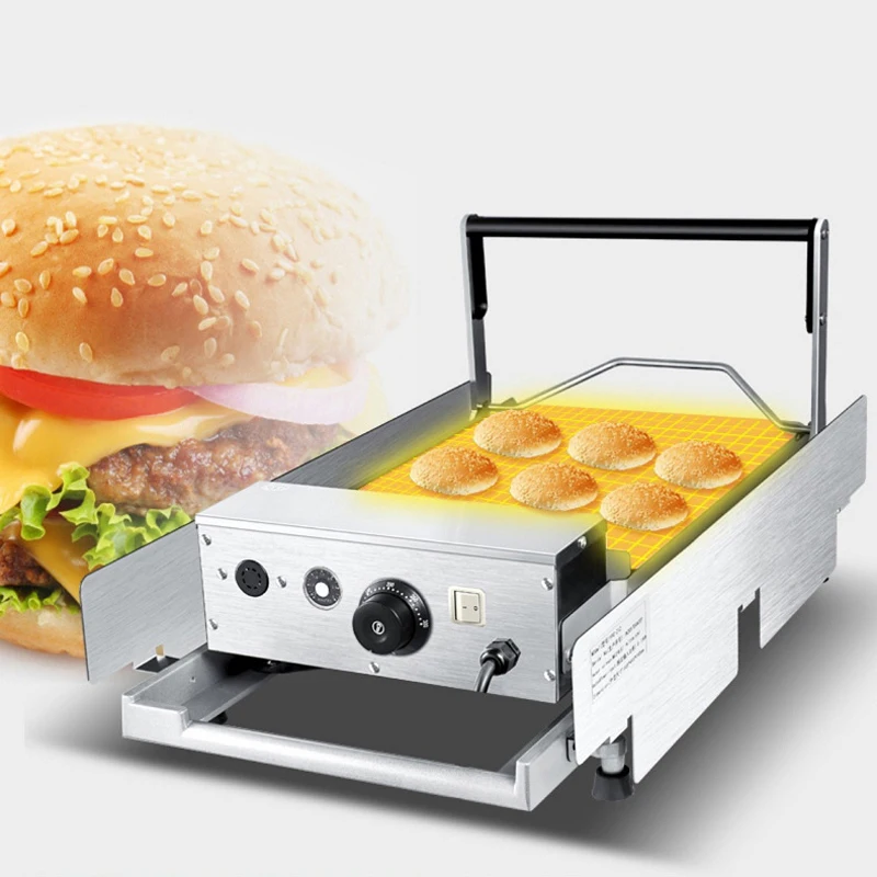 Machine à hamburger professionnelle à double couche en acier inoxydable, appareil de cuisson avec contrôle intelligent de la température