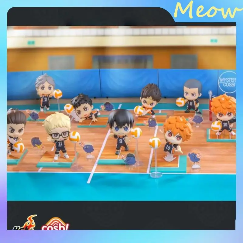 

Новые горячие игрушки Haikyu слепая коробка Cosbaby мини-фигурка Shoyo Hinata динамическая поза волейбол аниме коллекционный декор для стола подарок