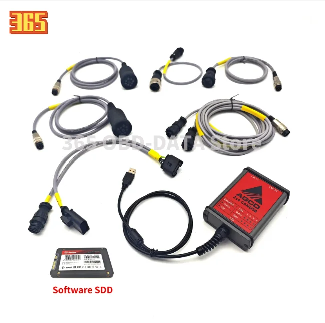 For AGCO CANUSB DIAGNOSTIC tool OEM AGCO EDT agricultural machinery FENDT tractors Heavy Duty AGCO DIAGNOSTIC kit 930203400