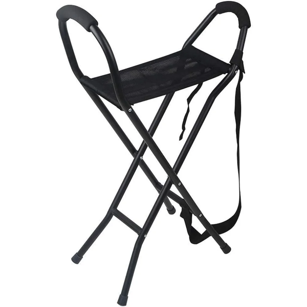 

Folding Chair for The Elderly Ultralight, Portable, Non Slip Aluminum Frame for The Elderly, Suitable for Elderly Seniors Women