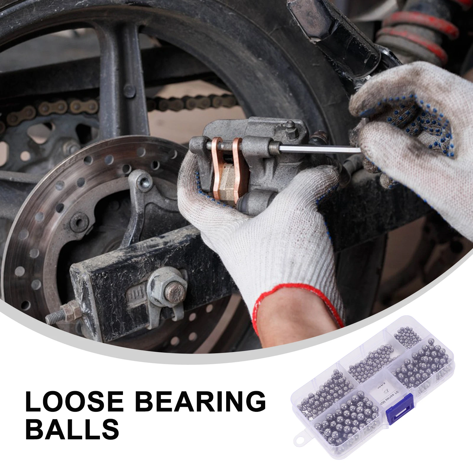 500pcs High Precision Steel Balls Stainless Bearing Beads For Motorcycle Car Transmission Steering Universal Vehicle Accessories