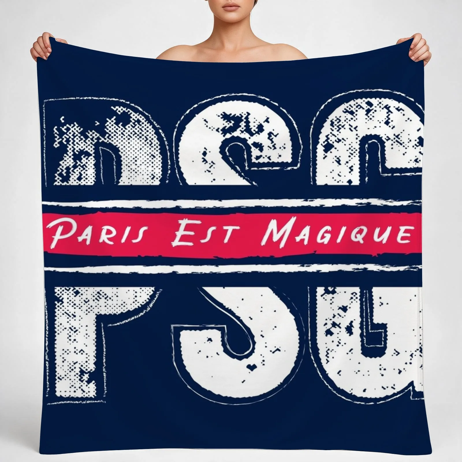 PARIS IS MAGICAL Throw Blanket couch cozy soft plush fuzzy picnic outdoor blanket