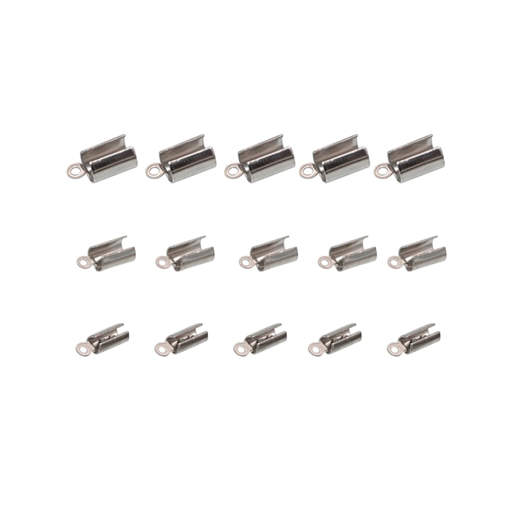 

30 Pcs Rope Connection Buckle Necklace Jewerly Clasps DIY for Bracelet Stainless Steel