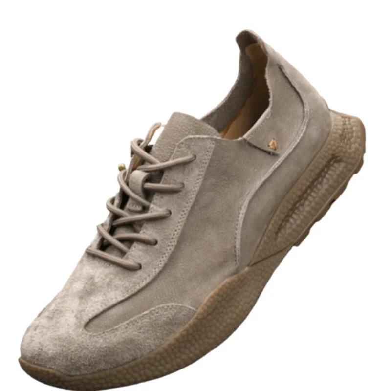 

ZXRYXGS Top Layer Cowhide Men Shoes Casual Sneakers 2025 Lace-up Breathable Comfortable Men Real Leather Shoes Flat Trendy Shoes