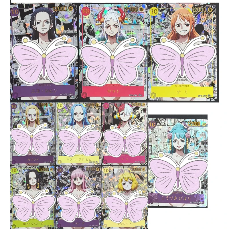 

DIY One Piece Self Control Collect Signature Trading флэш-карта аниме мультфильм подарок OPGC PSA10 Коллекционная