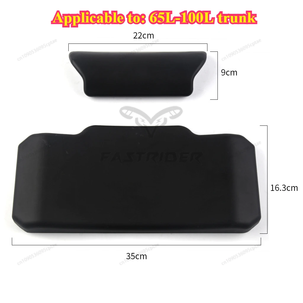 Podkładka oparcia pasażera motocykla Uniwersalna samoprzylepna, odporna na wstrząsy tylna górna obudowa Moto Box Poduszka bagażowa