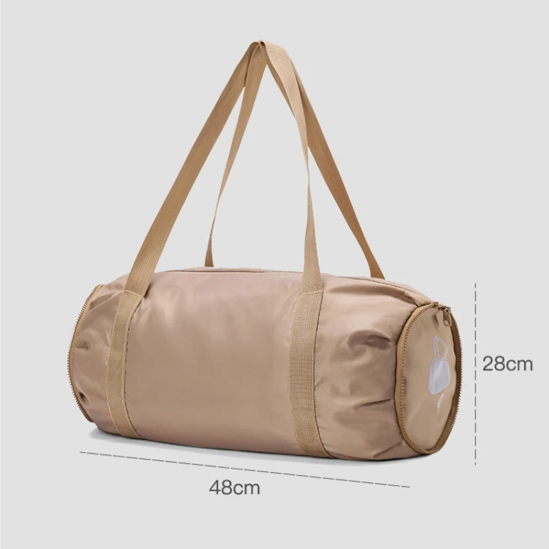 Borsa a tracolla da donna borsa da palestra sportiva pieghevole di grande capacità borsa da Yoga in tessuto Oxford impermeabile borsa da viaggio portatile borse da viaggio