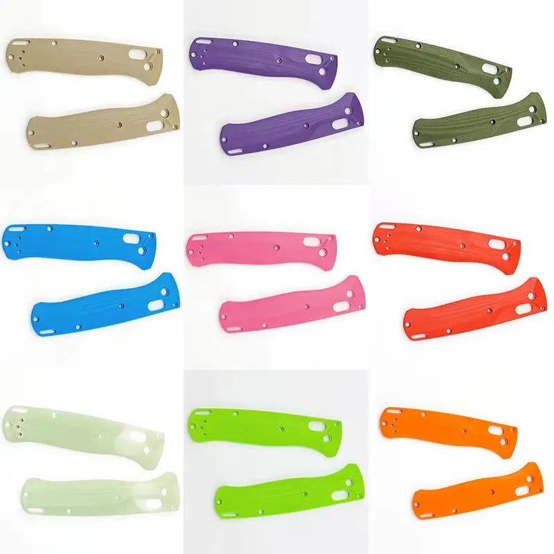 

11 Colors Knife G10 Handle Scales Patches for Benchmade Bugout 535 Knives Grip Repalce Parts Accessories