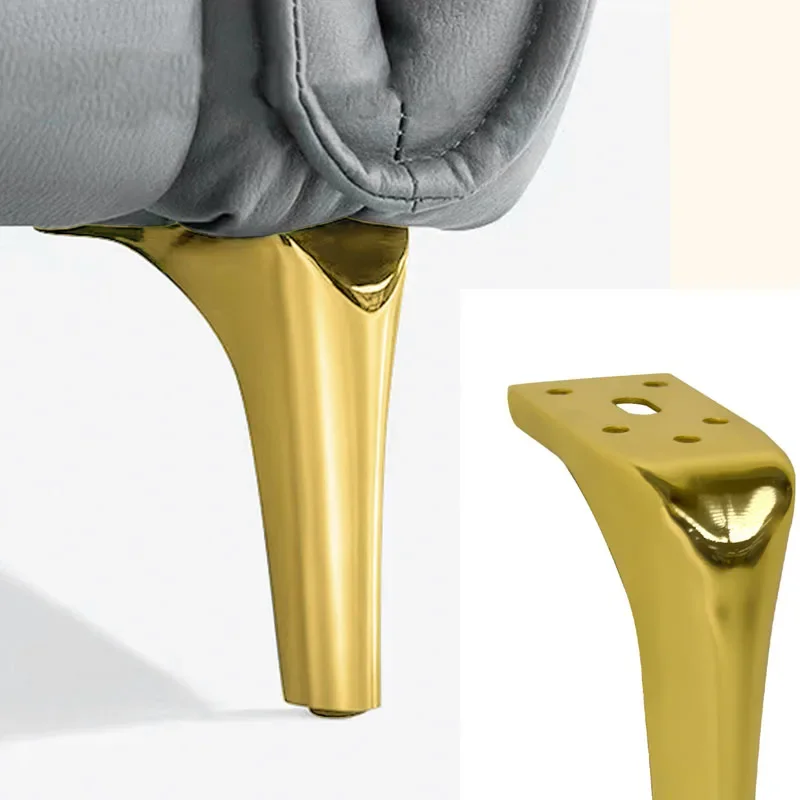 4pcs Metal DIY Sofa Feet TV Stand Bed Bathroom Cabinet Dressing Table Leg with Screws Iron Furniture Legs Replacement Legs