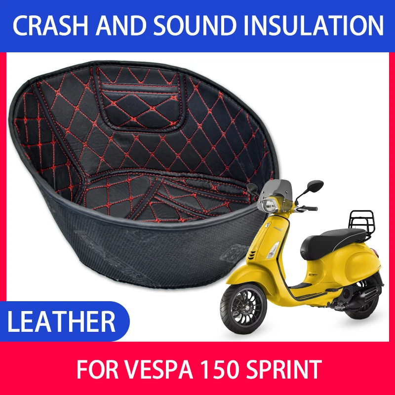 Suitable for Vespa150 modification accessories, motorcycle seat bucket cushion, seat bucket cushion, storage pad