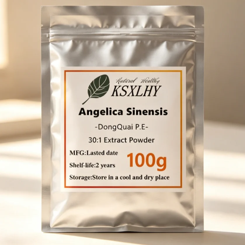 

Global Customized Angelica Extract 30:1 Out Packing Aluminum Foil Bag for DongQuai Raw Material Supplier