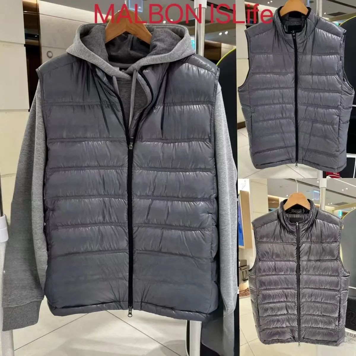 Golf Wear Autumn/Winter 2024 Men's down jacket Brightening Sport Breathable warm padded vest