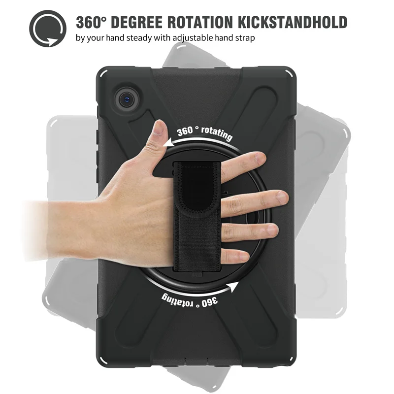 

Чехол AJIUYU для Samsung Galaxy Tab A8 10,5 "2021 SM-X200 SM-X205, детский сверхпрочный противоударный силиконовый чехол для планшета