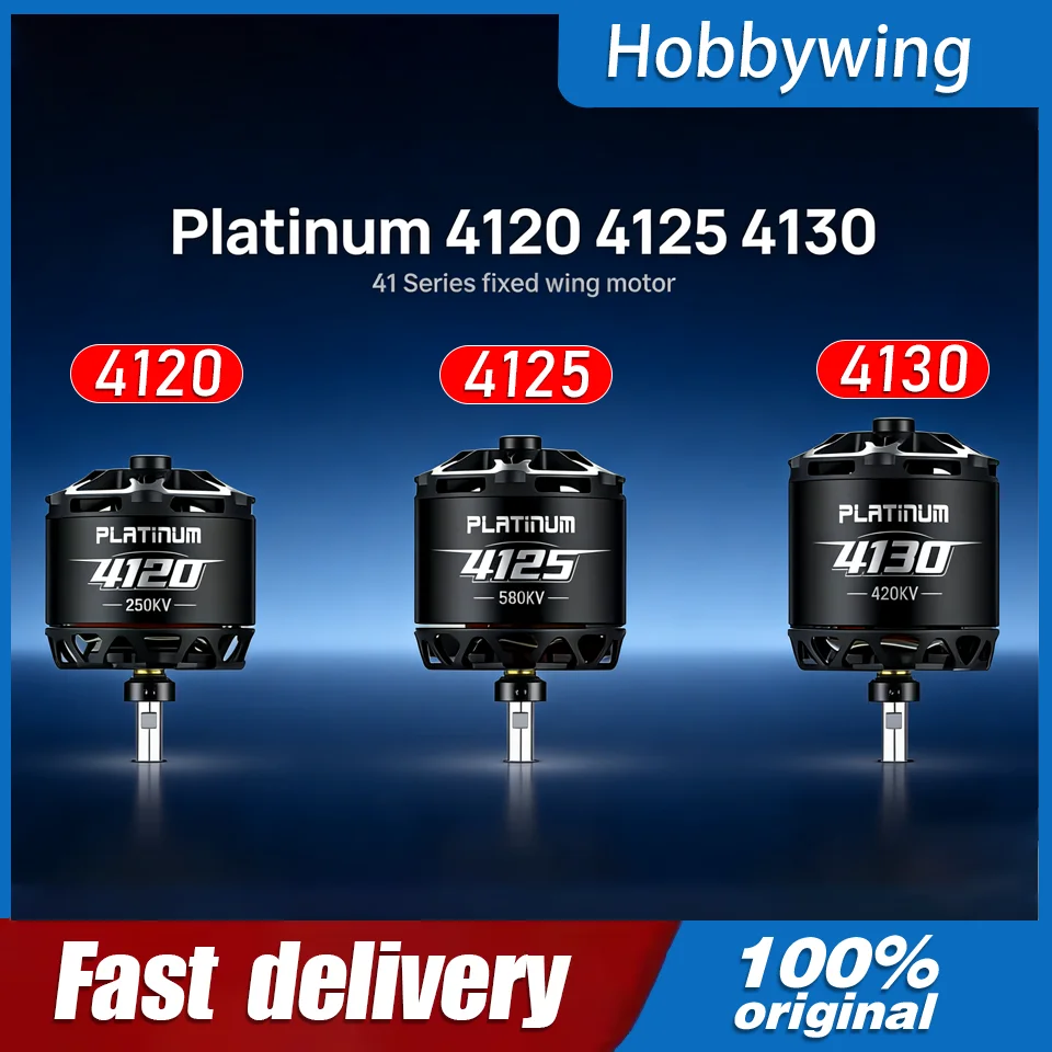 

Hobbywing Platinum 4120 4125 4130 41 Series fixed wing Brushless Motor High efficiency / strong performance For Rc Model Parts