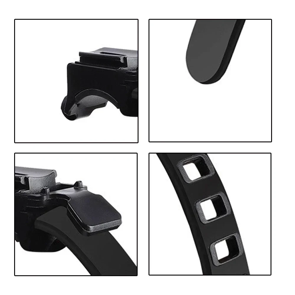 1-4PCS Bike Cycle Head Lights Holder Adapter Bicycle Front Lamp Bracket Bicycle Light Computer Brackets Bike Accessory Parts