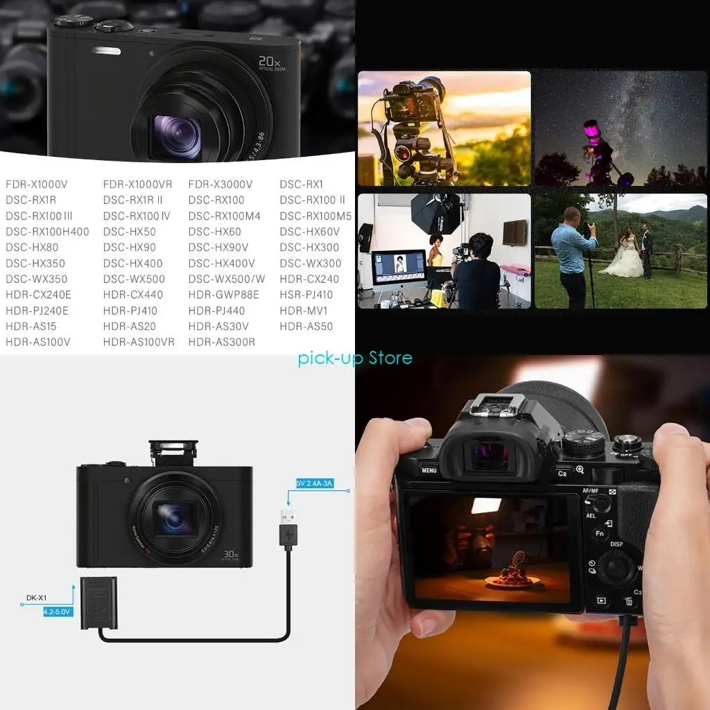 

Q5WA USB-BX1. Аккумуляторная батарея Небольшая и безопасная для камер ZV1 AS100V DSC-WX500