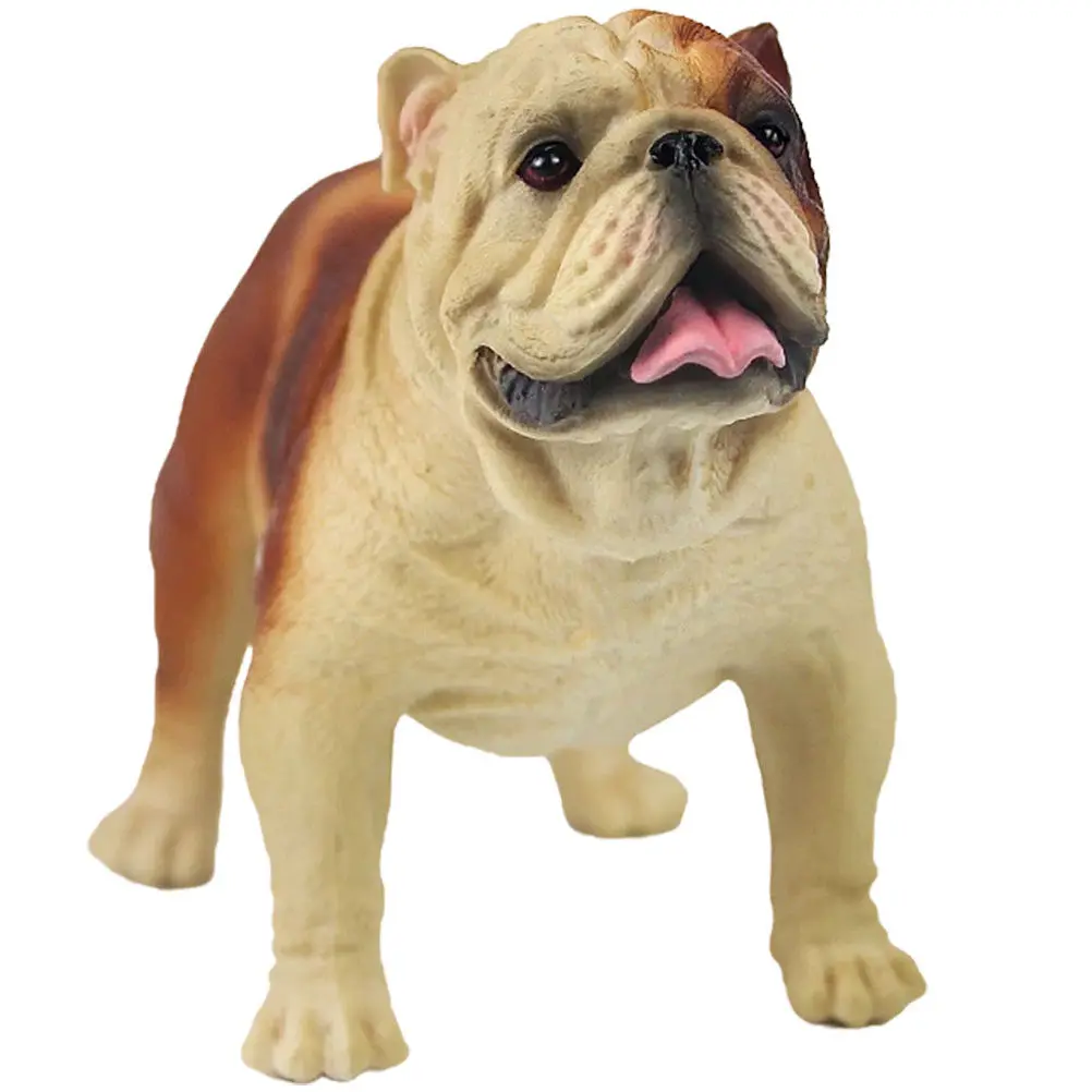 

Adorable Lightweight Standing Dog Figure Made of High-Grade Plastic for Desktop Bookcase Nursery Room Flower Pot Decoration Dog
