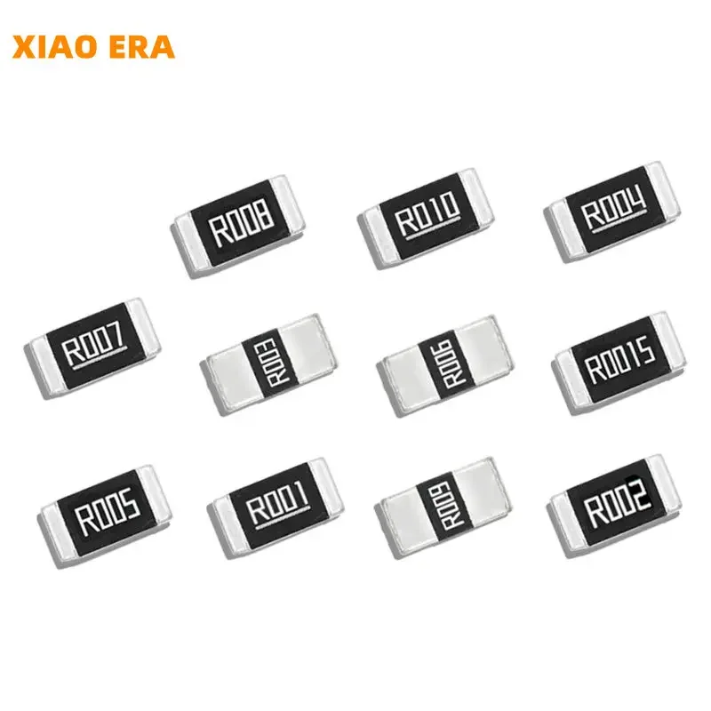 Imagem -05 - Resistores de Liga Smd Grupo Baixa Ohm Chip Resistência Kit 2512 3w Tolerância 0.002r 0.007r 0.012r 0.025r 0.1r 0.18r 0.22 Ohm 50 Pcs