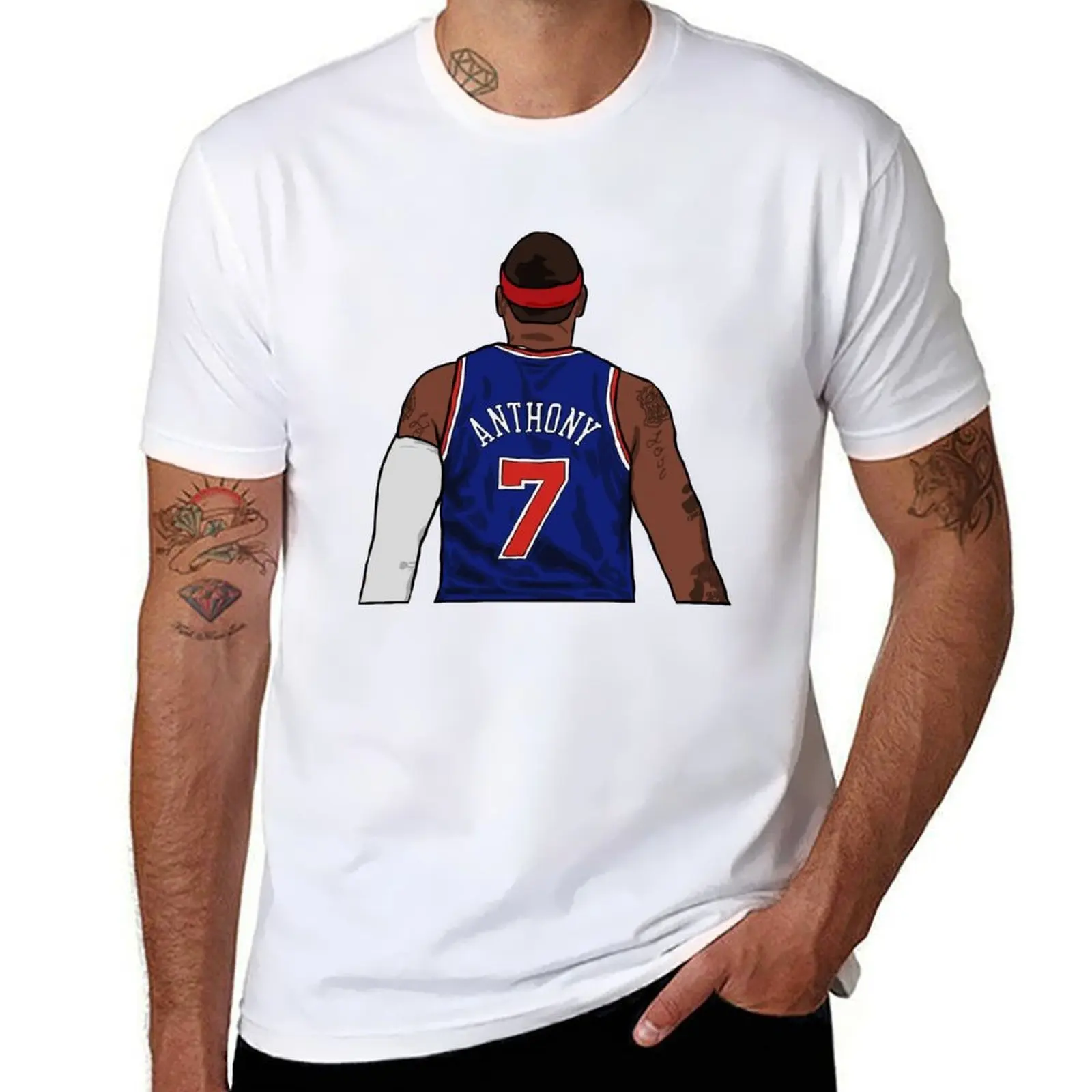 

Carmelo Back-To T-Shirt printed t shirts for man cotton t shirt man T-Shirt