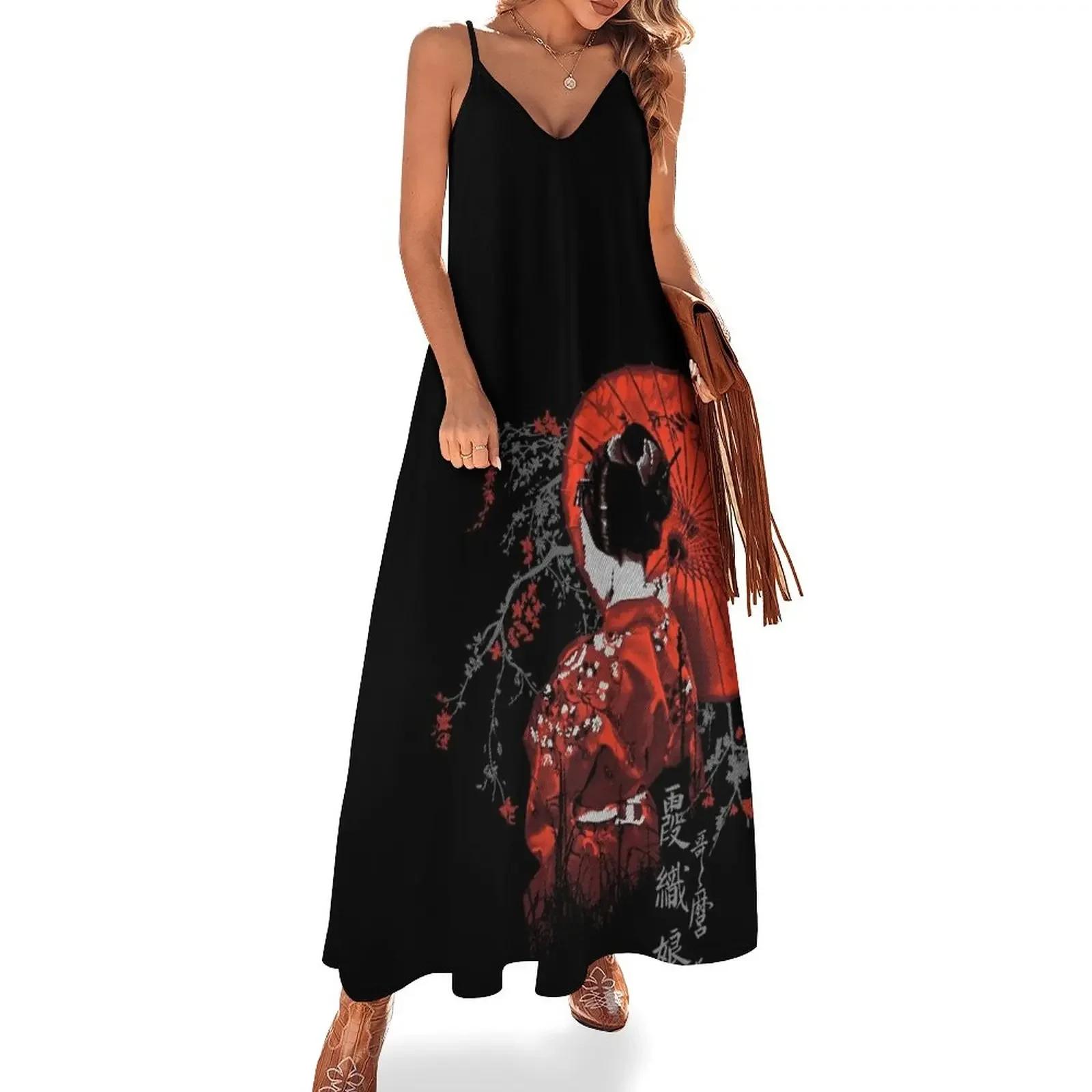 THE GEISHA Sleeveless Dress women's elegant loose dresses elegant women's sets