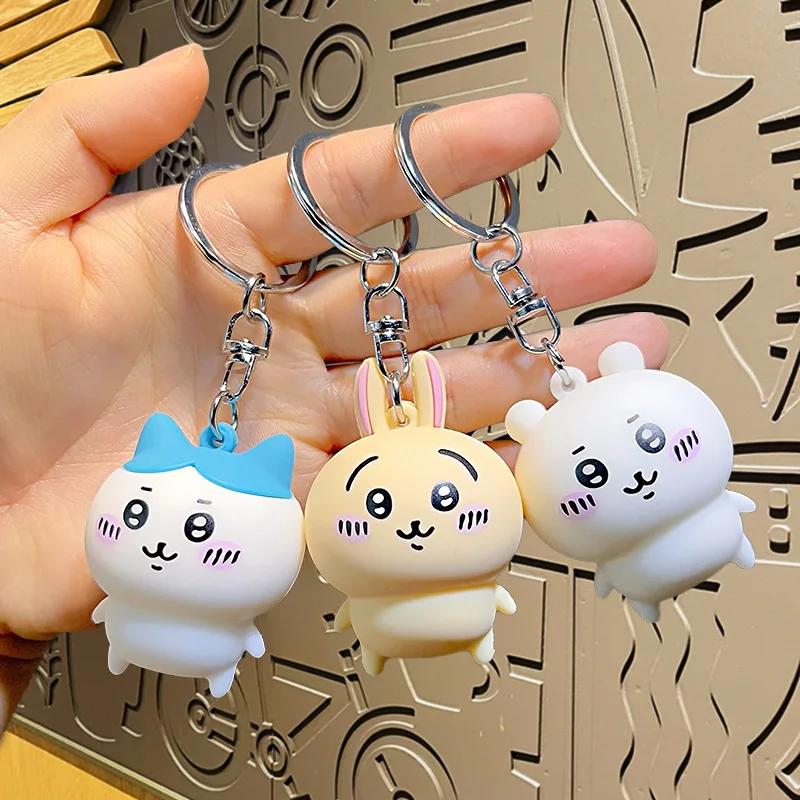 Cartoon Kawaii Chiikawa Doll Pendant Animation Peripheral Keychain Girls Backpack Cute Accessories Small Gift for Children