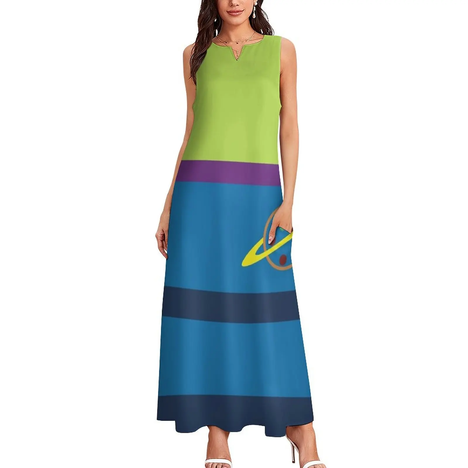 P.P. Alien Long Dress summer dress for women 2025 elegant dresses plus sizes