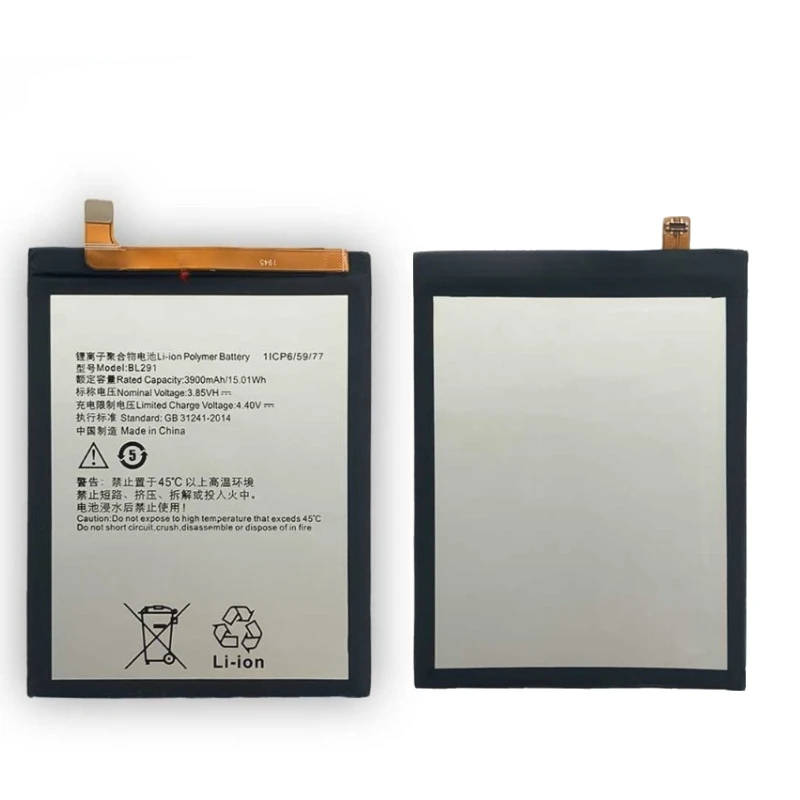 BL291 3.85V 3900mAh Mobile Phone Battery For Lenovo A5 L18011 L18021 High Quality Replacement Battery