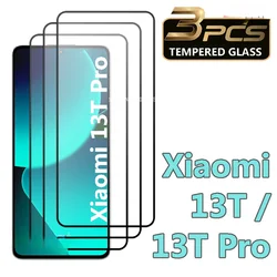 3PCS High Quality Anti-fingerprint Tempered Glass Screen Protector For Xiaomi 13T Pro Screen Protector Film Mi 13T Fast Shipping