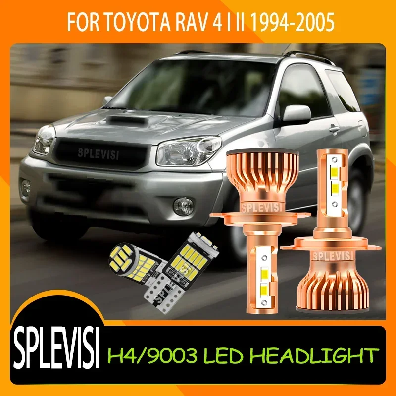 

Easy Installation warranty H4 LED HEADLIGHT For TOYOTA RAV 4 I II 1994 1995 1996 1997 1998 1999 2000 2001 2002 2003 2004 2005