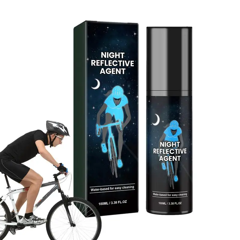 1pcs 100ml Night Spray Paint Glowing In The Dark Spray Paint For Bicycle Safety Reflective Glow Spray Paint For Clothes Bicycles