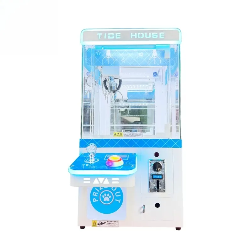 Commercial Amusement Park Entertainment Center Equipment Coin-operated Desktop Mini Plush Toy Doll Grabbing Machine Children's