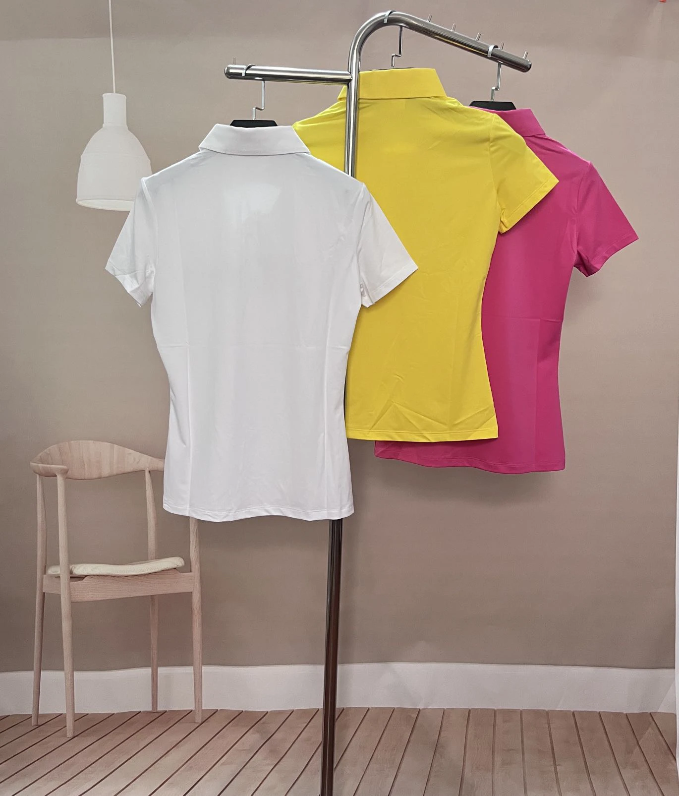 レディース-ポロシャツ-通気性-フリップカラー-多用途-高品質-ゴルフアパレル-pgm-ブランド-フィットネスとヨガウェア