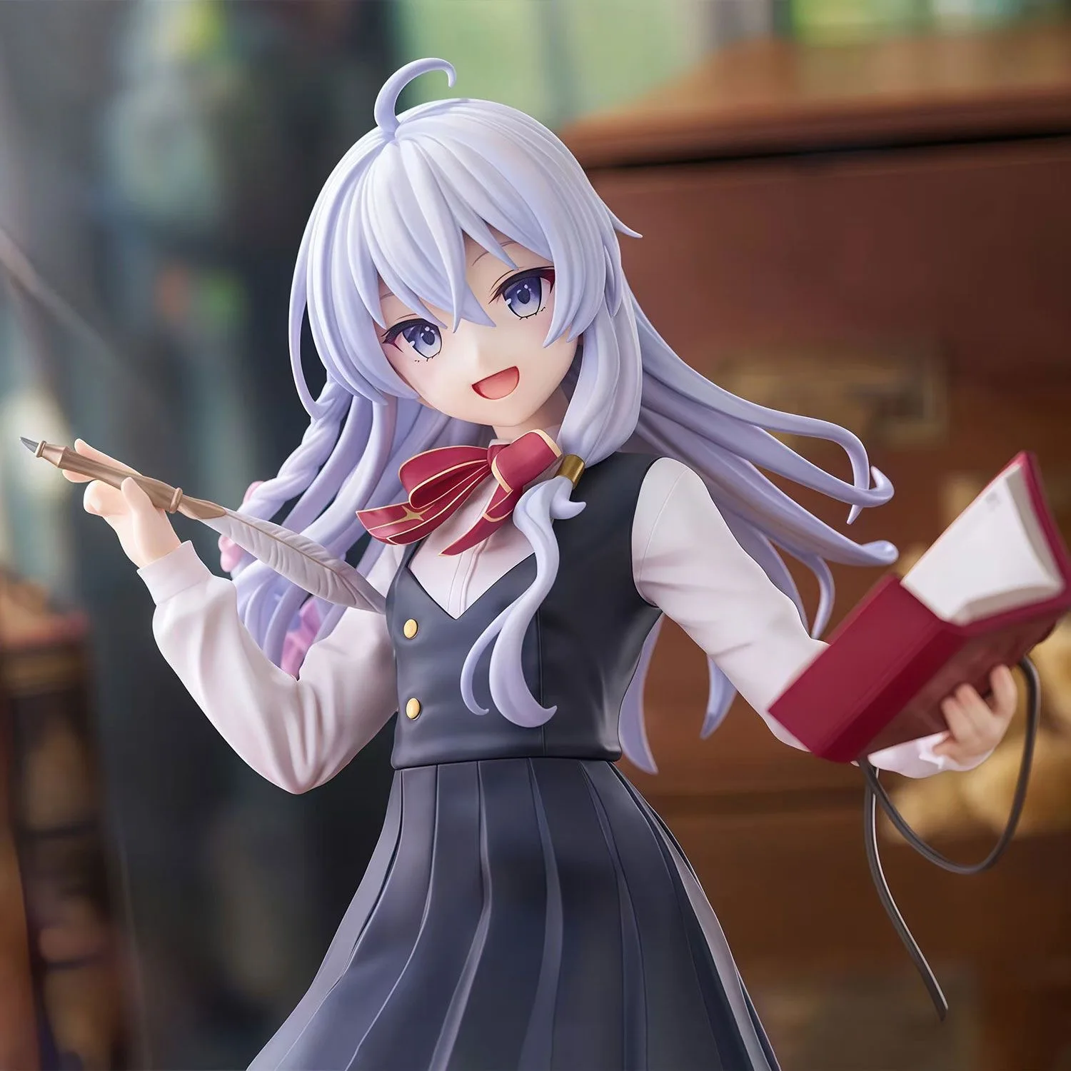 Figura versión uniforme de Irena de viaje de bruja, modelo GK, adorno de animación bidimensional para chica hermosa