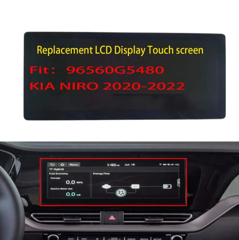 Imagem -03 - Substituição da Tela Sensível ao Toque do Visor Lcd Navegação de Rádio Hyundai Niro 10.3 96560g5480 202322