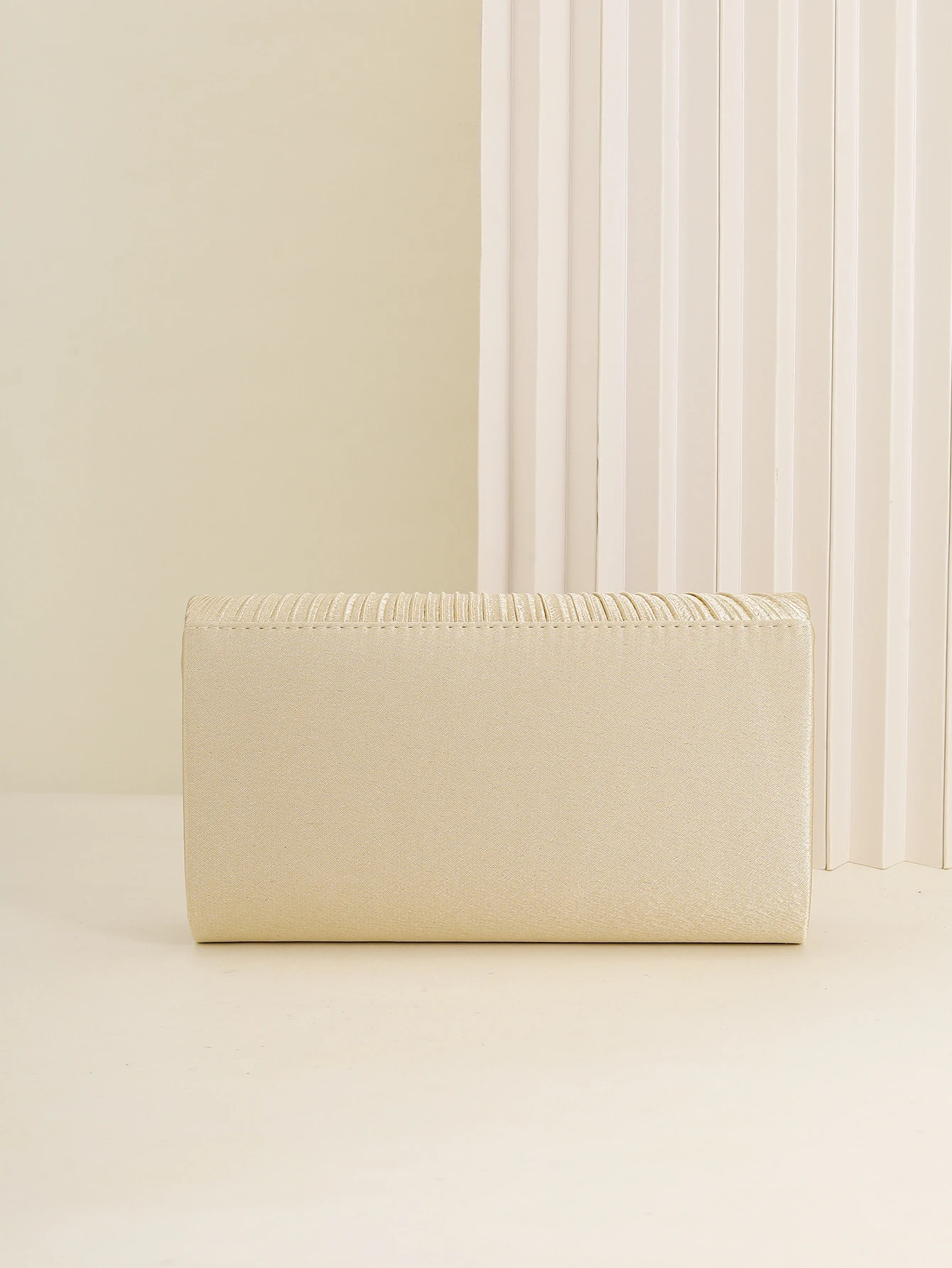 Damen-Abendtasche, Neue Kleine Quadratische Tasche mit Kette, Plissee-Design, Geeignet für Partys, Hochzeiten, Bälle, Bankette – Detail 7