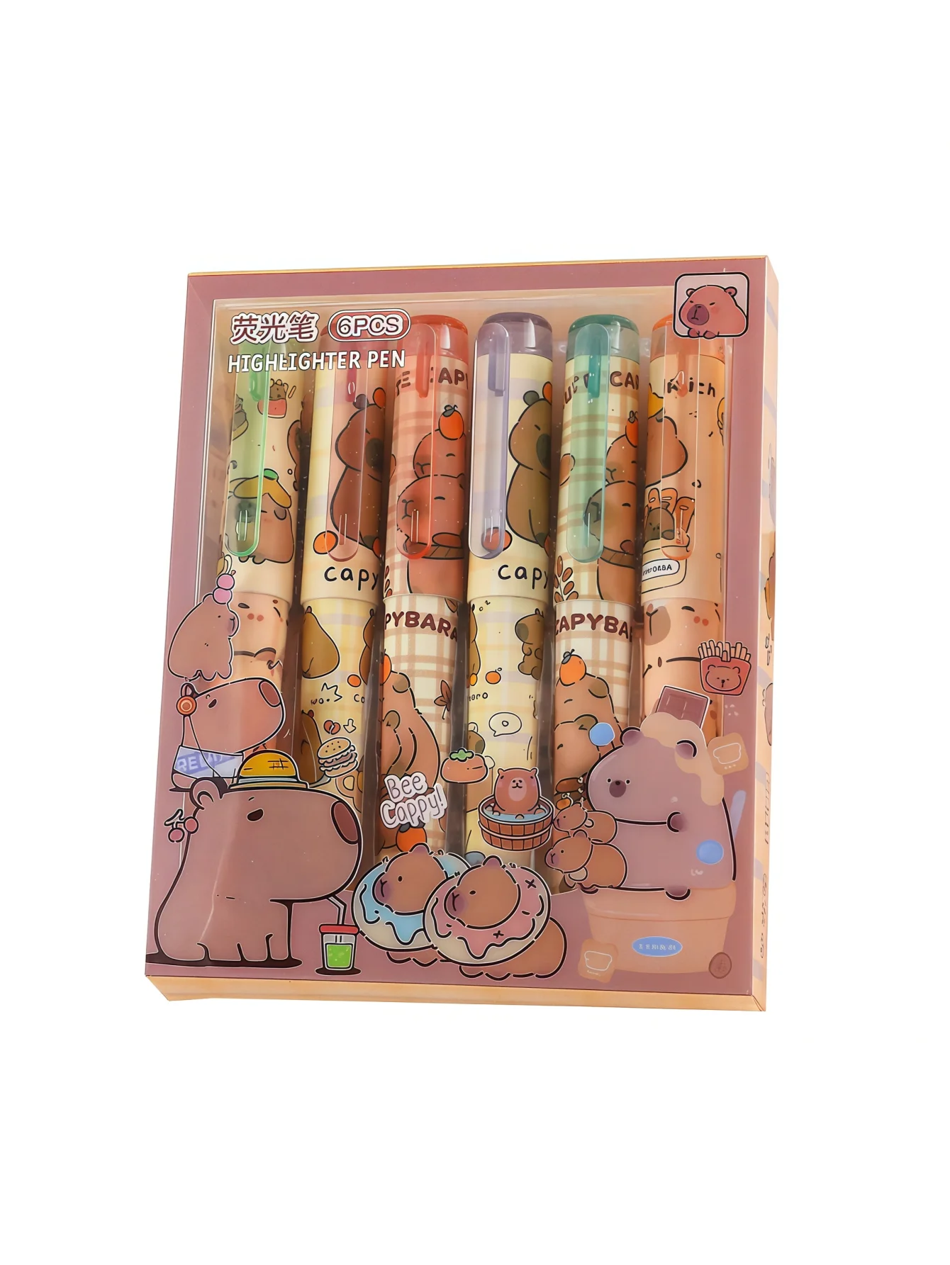 هايلايتر كابيبارا ذو الطراز الجديد، خاص لوضع علامات على النقاط الرئيسية، هايلايتر عالي الجودة لملصقات مكتوبة بخط اليد، درجة [الستوى - تحتاج إلى ترجمة دقيقة، يمكن استبدالها بمصطلح أكثر دقة مثل "المدرسة الابتدائية"]