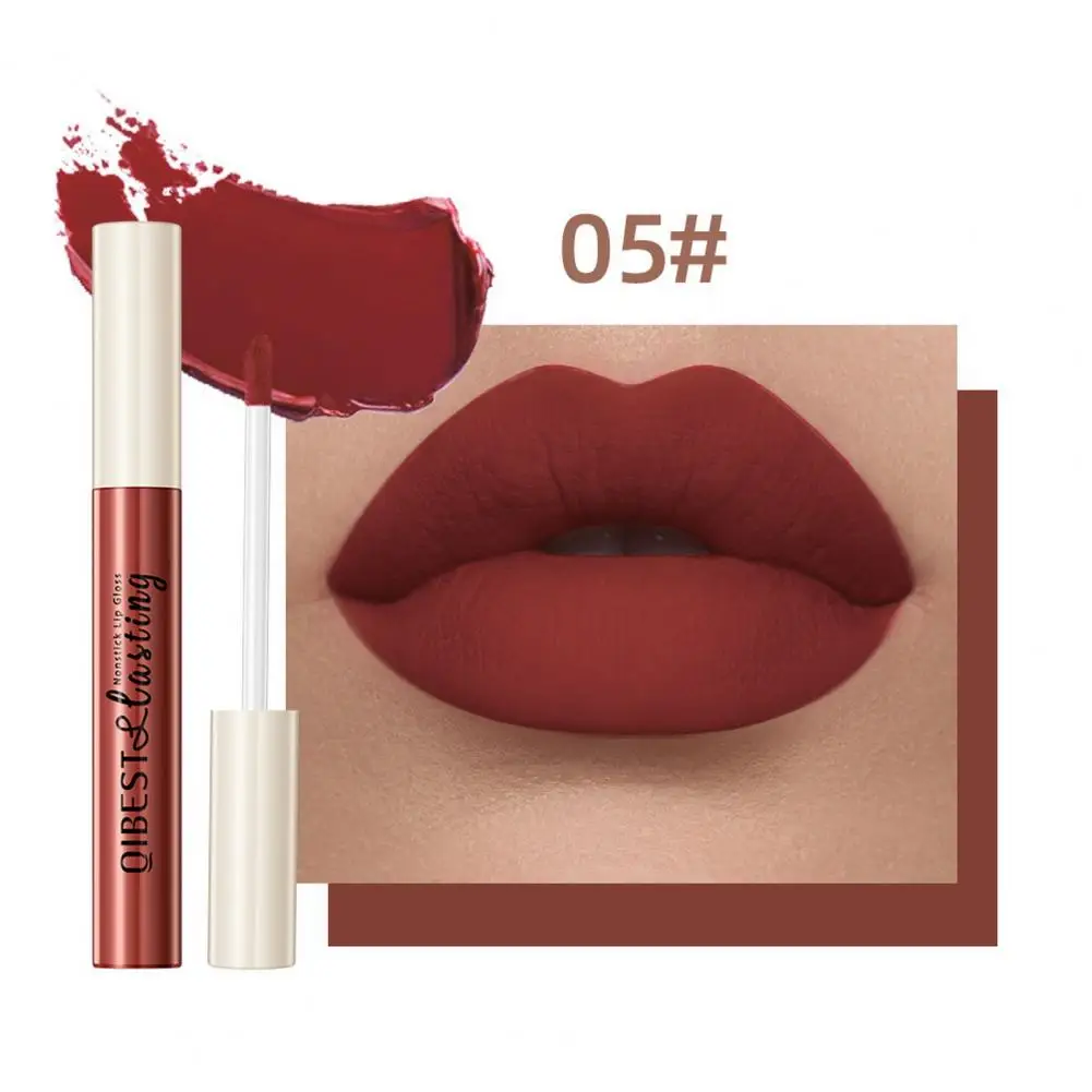 Langdurige Lipgloss Sterk Gepigmenteerde Fluweel Matte Lipgloss Langdurige Waterdichte Vlekbestendig Voor Vrouwen Meisjes Vrouwen Lip