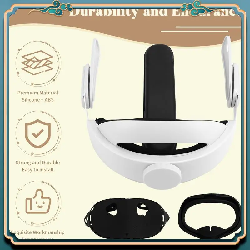 

(New)-For Quest 3S Elite Head Strap With Host Protective Cover Controller Protector And Lens Cover For Quest 3S Accessories