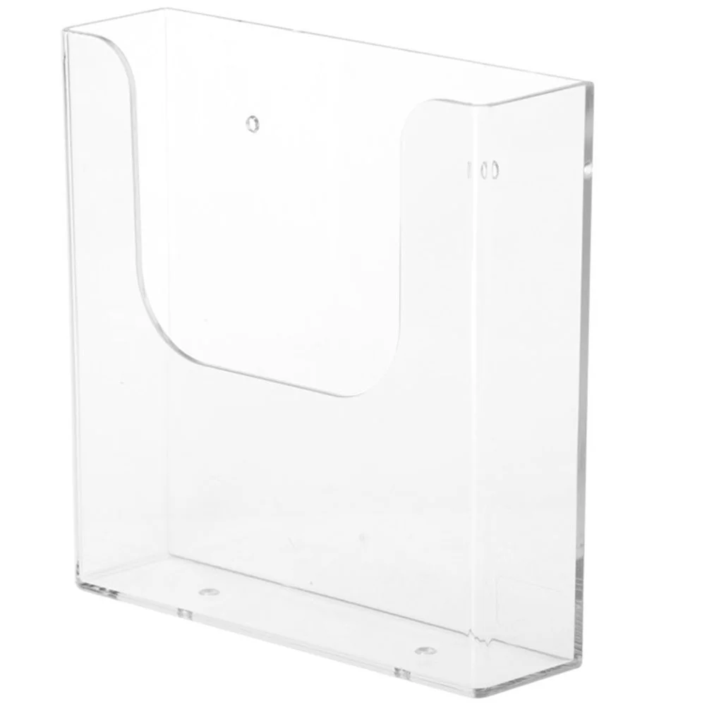 

Bookshelf A5 Display Catalog Rack Magazine Wall-mounted Holder Office File Stand Hanging Clear Brochures