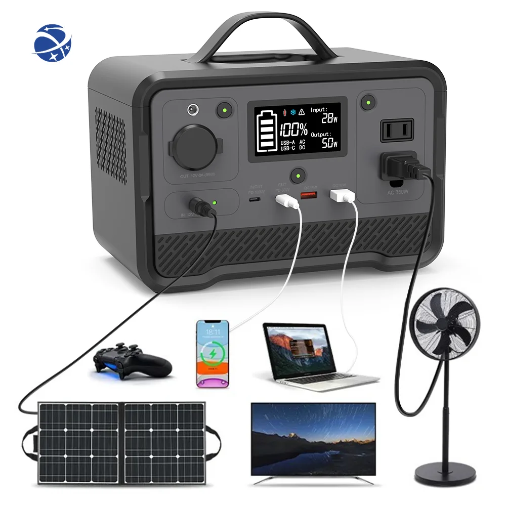 ##YUNYI DPS-350D Solar Power Portable Generator 350W 297.6WH Solar Power Charging Station