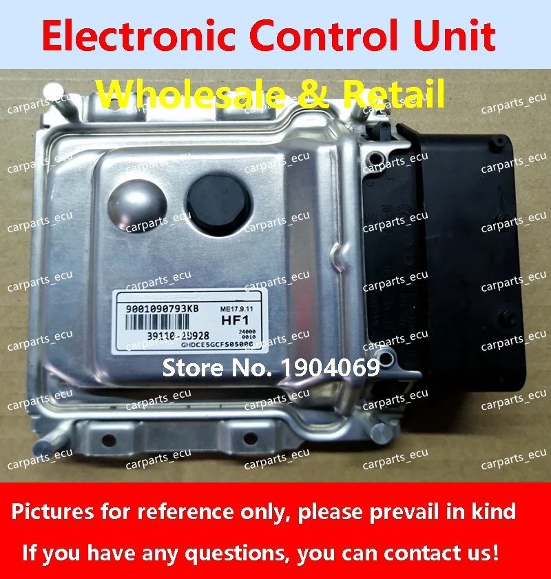 

39110-2B928 HF1 For Hyundai Elantra Rena Car Engine Computer Board 39110-2B935 EA ECU 39110-2B930 E5 ME17.9.11 39113-2B330 A02