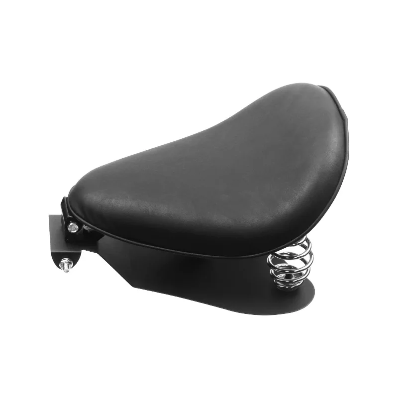 Universal Motorcycle Solo Seat Chopper Saddle Vintage Cushion Parts For Harley Davidson 883 Sportster Softail