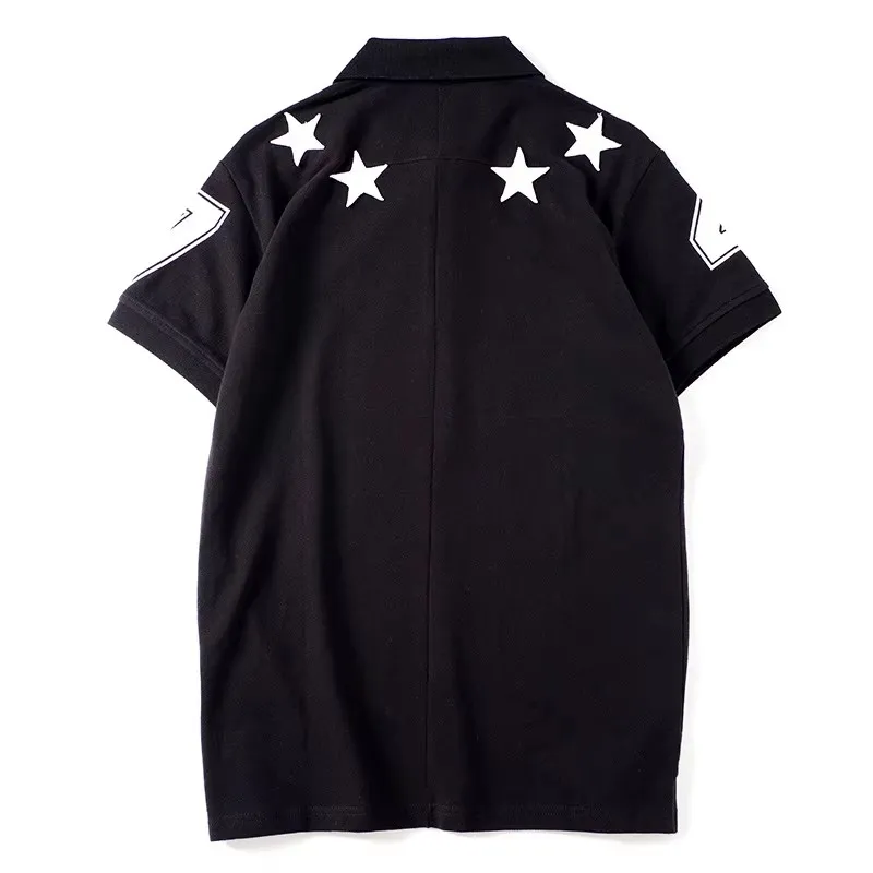High New Novelty 2026 Embroidered Green Red stripe Collar Fashion Casual Polo Shirts Shirt Skateboard Cotton Polos Top Tee L25