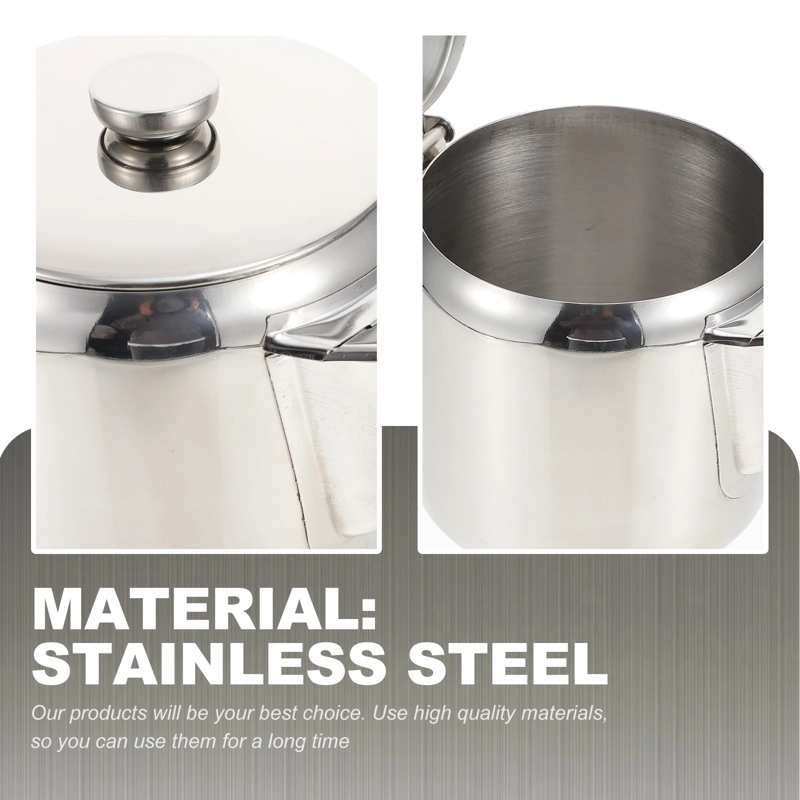 

Premium Thickened Stainless Steel Teapot Household Water Boiling Kettle Multipurpose Coffee Pot for Home Office Restaurant