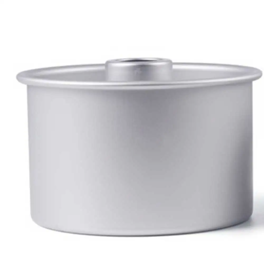 1PC 6/8inch Cake Core For Mold Removable Bottom Food Cake Pan With Removable Loose Bottom Non-Stick Chiffon Tube Pan For Baking