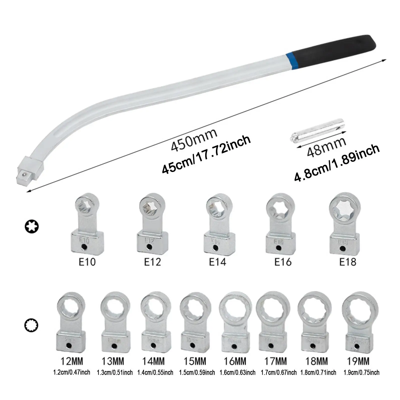مجموعة مفاتيح شداد الحزام 15x شداد حزام المهمل المساعد الاحترافي #6