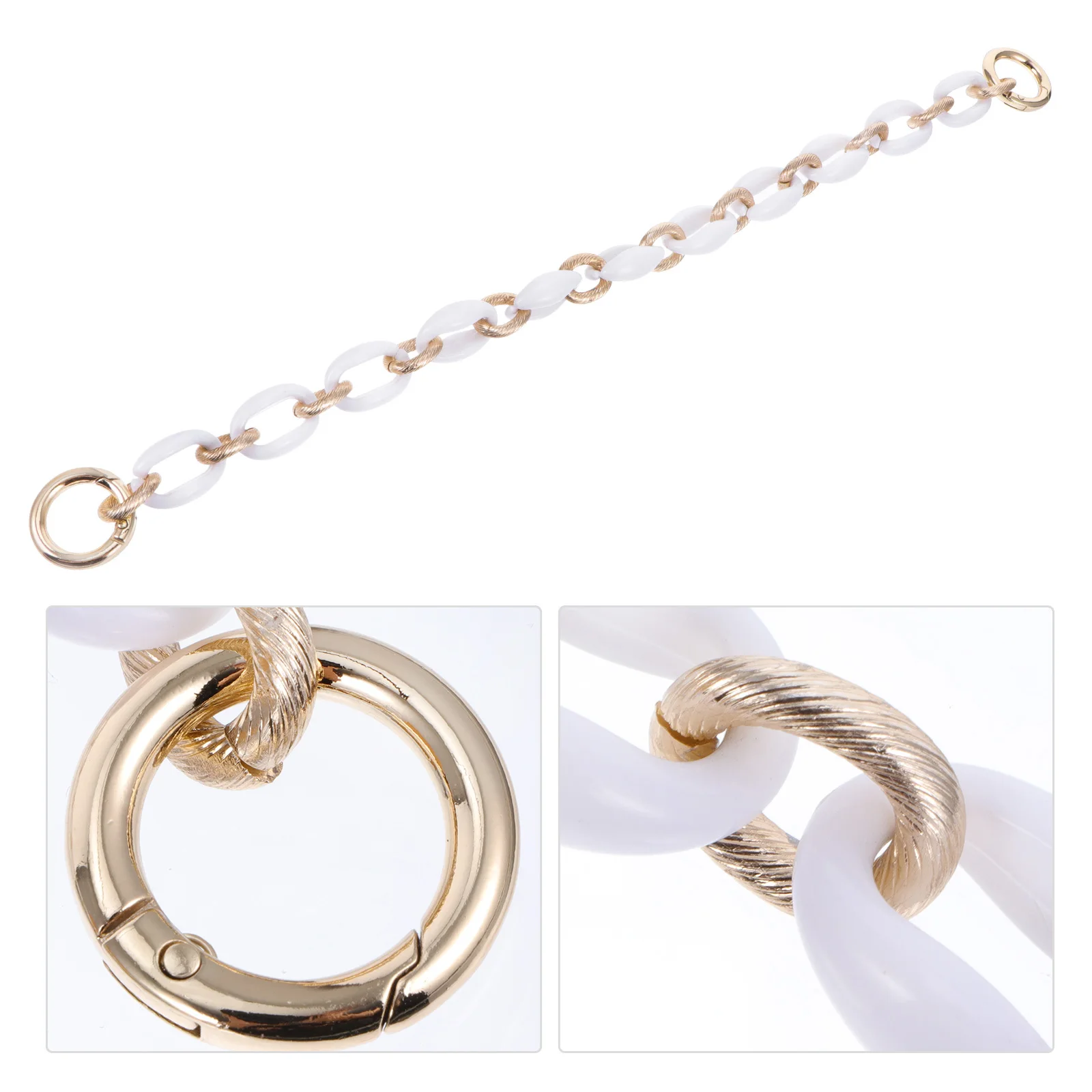 Sangle de poignée de sac à main, bricolage, chaîne de remplacement, accessoires de décoration de sac à main, robuste, Durable, ne se décolore pas facilement