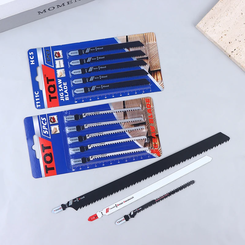 

"Double-Sided Jigsaw Blades For Efficient Curved Cutting, Wood & Plastic Saber Saw Blades Set For Diyers & Carpenters