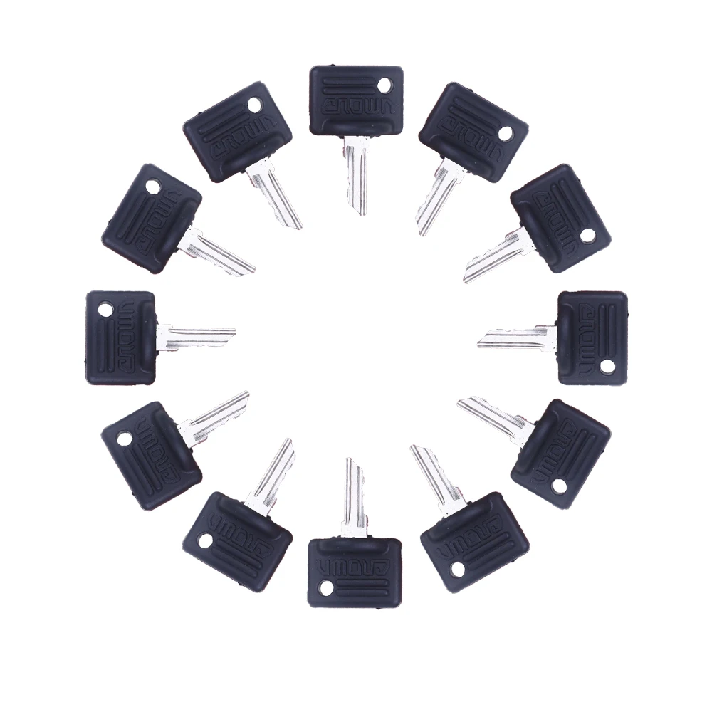 1/5/10/30/50 PCS Ignition Keys 107151-001 089216-001 For Crown Forklift Walkie Wave PE3000 PE4000 PE4500 WP3000