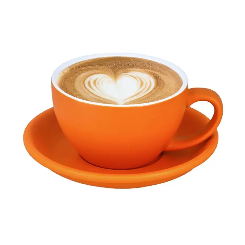 Brief Colorful Melamine Ceramic Mugs coffee mug with Saucer Milk Tea office Cups Drinkware the Best birthday Gift for Friends